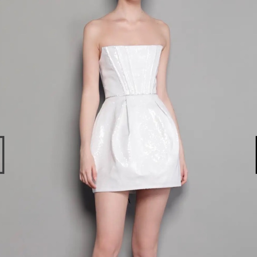 Bronx and Banco Mayara Blanc Corset Dress